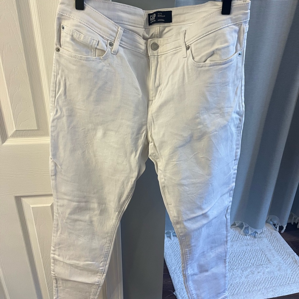Gap Skinny White Jeans